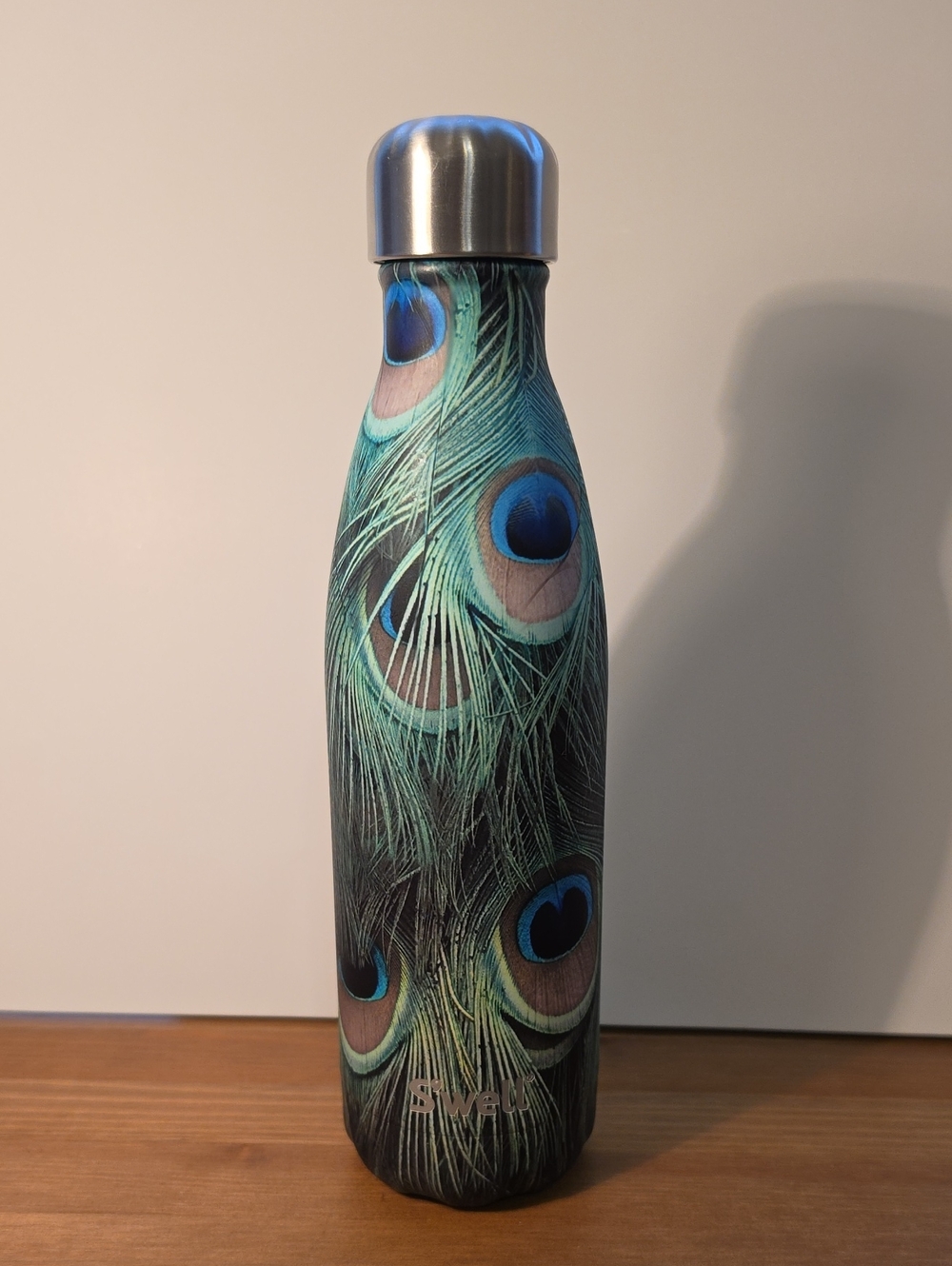Swell Peacock Feather 17 Oz Insulated Bottle - Stainless Cap